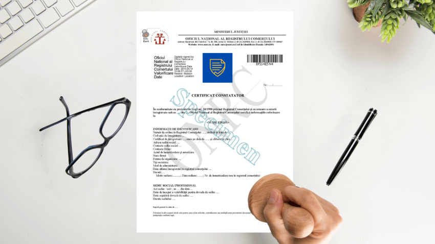 certificat constatator instant