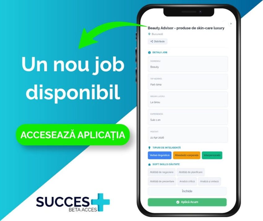primul job pentru tineri